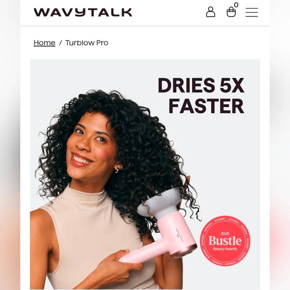 Wavytalk Pink Hair Dryer - Picture 3 of 13